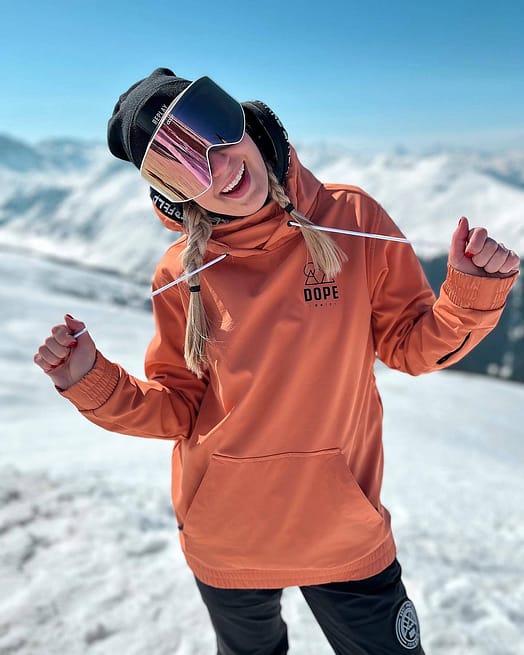 Klient @barasimkova w Yeti W 2021 Kurtka Narciarska Kobiety Rise Peach