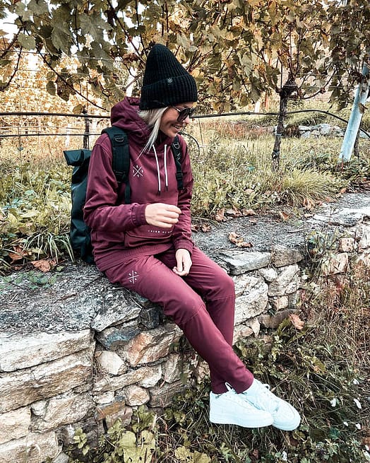 Zákazník @_aboutsteff v Nomad W 2021 Outdoorové Kalhoty Dámské Burgundy Renewed