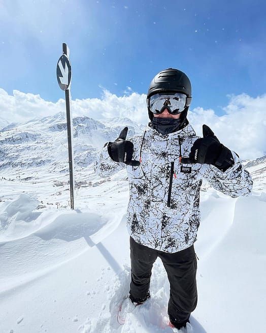 Cliente @tbs.ms in Blizzard Full Zip 2021 Giacca Snowboard Uomo Rock