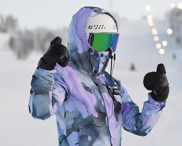 Kunde @ante_cheesebay in Blizzard W Full Zip Snowboardjacke Damen Blot Violet Renewed