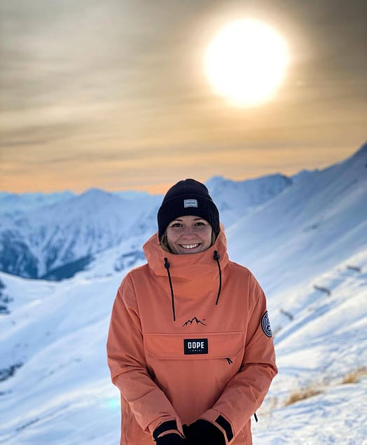 Kunde @theresa.gue_ in Blizzard W 2021 Skijacke Damen Peach