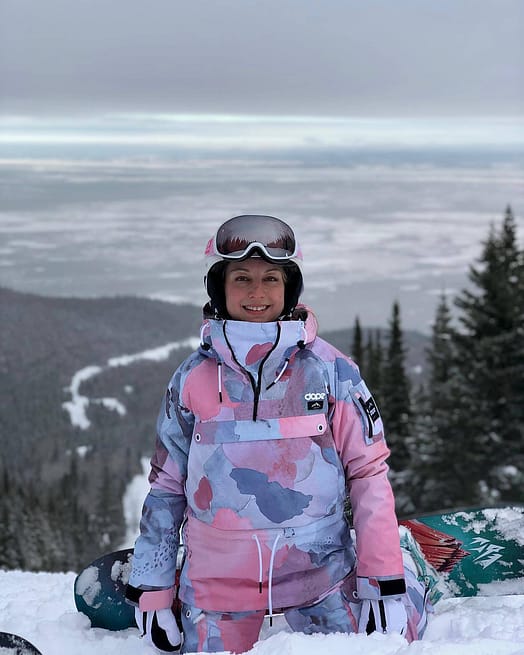 Client @juedesbec dans Annok W Veste de Ski Femme Washed Ink