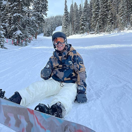 Kunde @thegrowpro__ in Annok Snowboardjacke Herren Walnut Camo Renewed