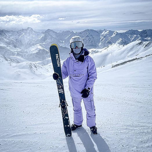 Kunde @alexandrebaiapalas in Iconic Snowboardhose Herren Faded Violet