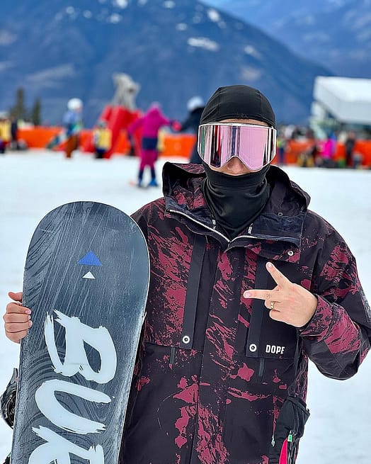 Klient @dima_marco w Mojo Kurtka Snowboardowa Mężczyźni Paint Burgundy