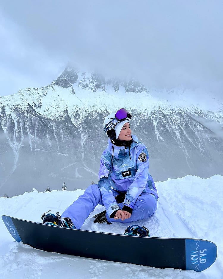 Customer @miss_anastassie in Blizzard W Lumilautailutakki Naiset Blot Violet