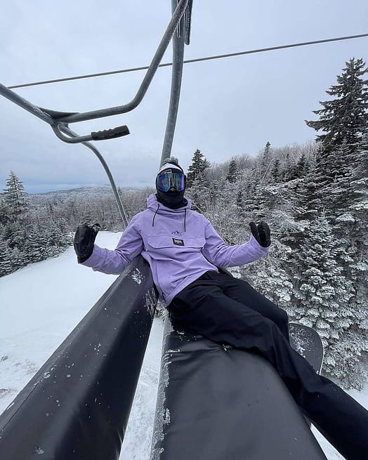 Customer @_owen_jordan in Blizzard 2021 Snowboard Jacket Men Faded Violet