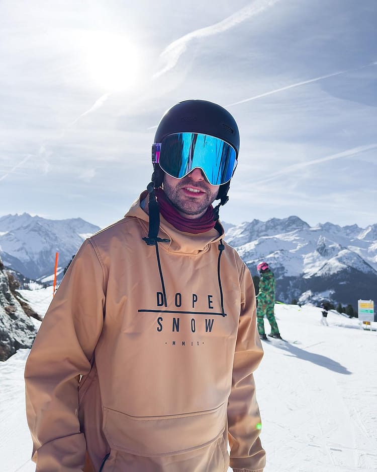 Klient @jordiafragma_photography w Wylie Kurtka Snowboardowa Mężczyźni DS Khaki Yellow