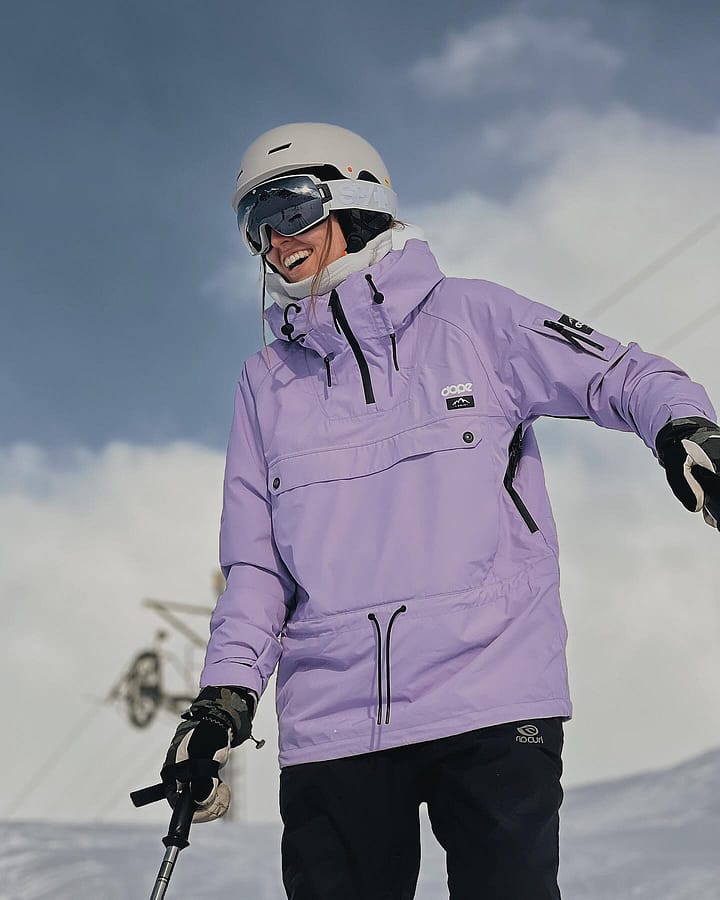 Client @justinezonne dans Annok W Veste Snowboard Femme Faded Violet