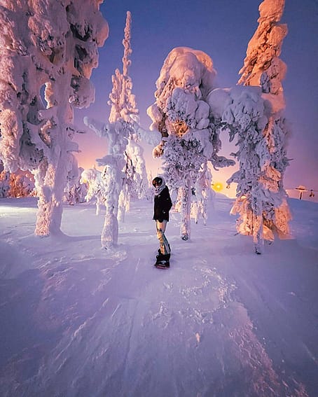 Kunde @surfandearthtravel in Adept W Snowboardjacke Damen Dots Phantom Renewed