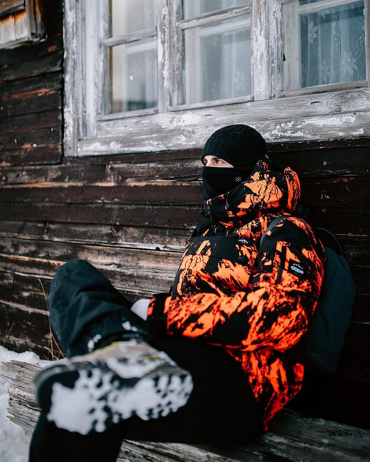 Customer @horko_tazko in Annok 21 Kurtka Snowboardowa Mężczyźni Paint Orange