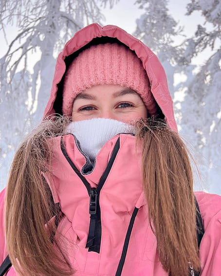 Customer @janevermeersch in Chunky Beanie Pink