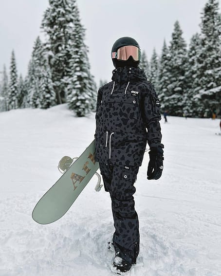 Client @joannaaaleyva dans Annok W Veste de Ski Femme Dots Phantom