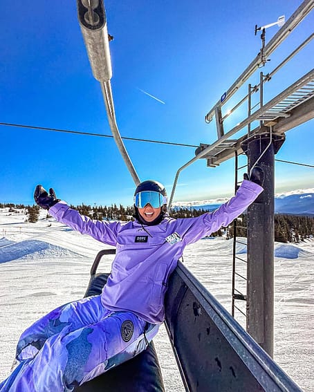 Client @lalalaniiiiiiii dans Blizzard W 2021 Veste Snowboard Femme Faded Violet