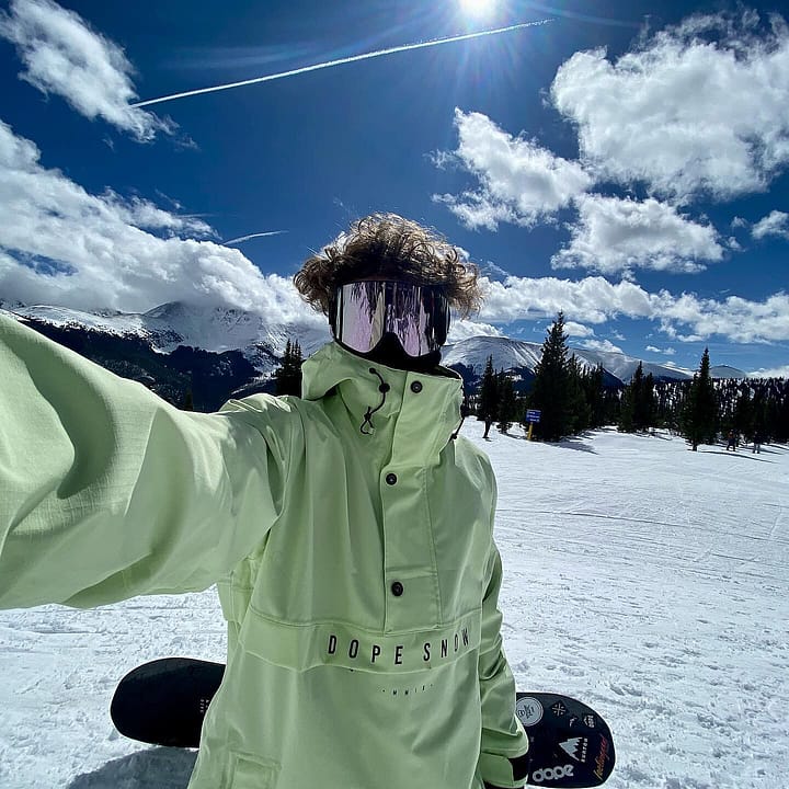 Client @crosselmquist dans Legacy 23 Veste Snowboard Homme Faded Neon