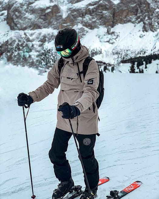 Kunde @federico_volpini in Akin Snowboardjacke Herren Walnut