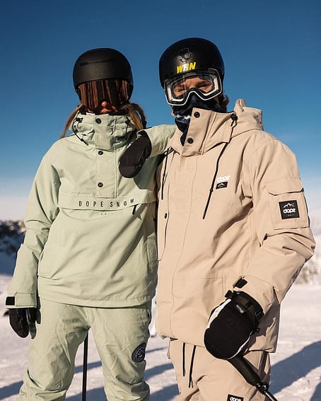 Kund @bruce_oldman i Adept Snowboardjacka Herr Sand
