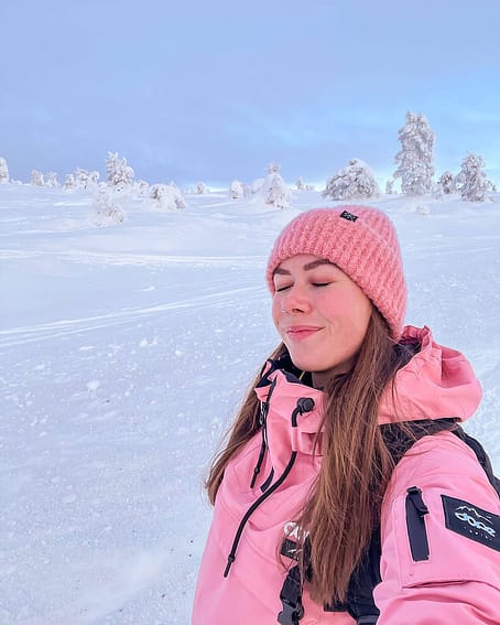 Customer @janevermeersch in Chunky Beanie Pink