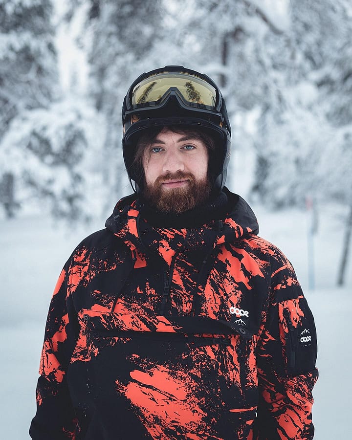 Klient @moledromediaco w Annok 21 Kurtka Snowboardowa Mężczyźni Paint Orange