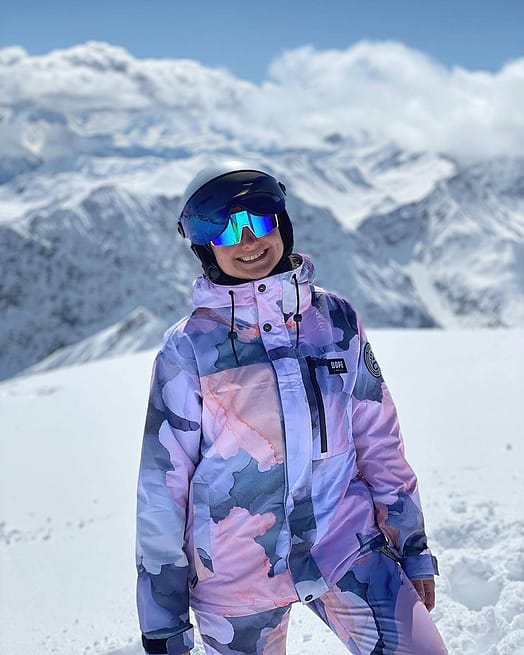 Kunde @mis_sebistkova in Blizzard W Full Zip Snowboardjacke Damen Blot Peach
