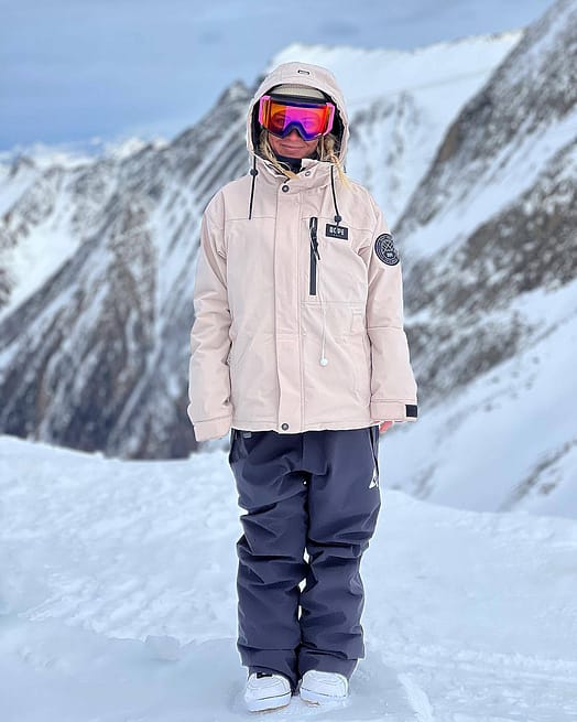 Cliente @kailirandmae in Blizzard W Full Zip 24 Giacca Snowboard Donna Sand Renewed