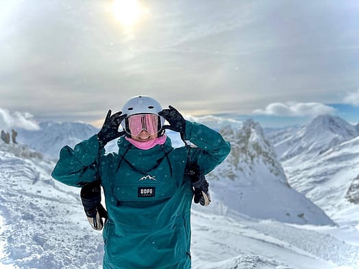 Client @terrez____ dans Blizzard W Veste de Ski Femme Bottle Green