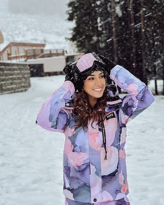 Kunde @__melanieanne in Blizzard W Full Zip Snowboardjacke Damen Blot Peach