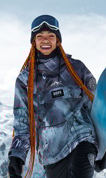 Jacke in einer von Punk inspirierten Farbvariante