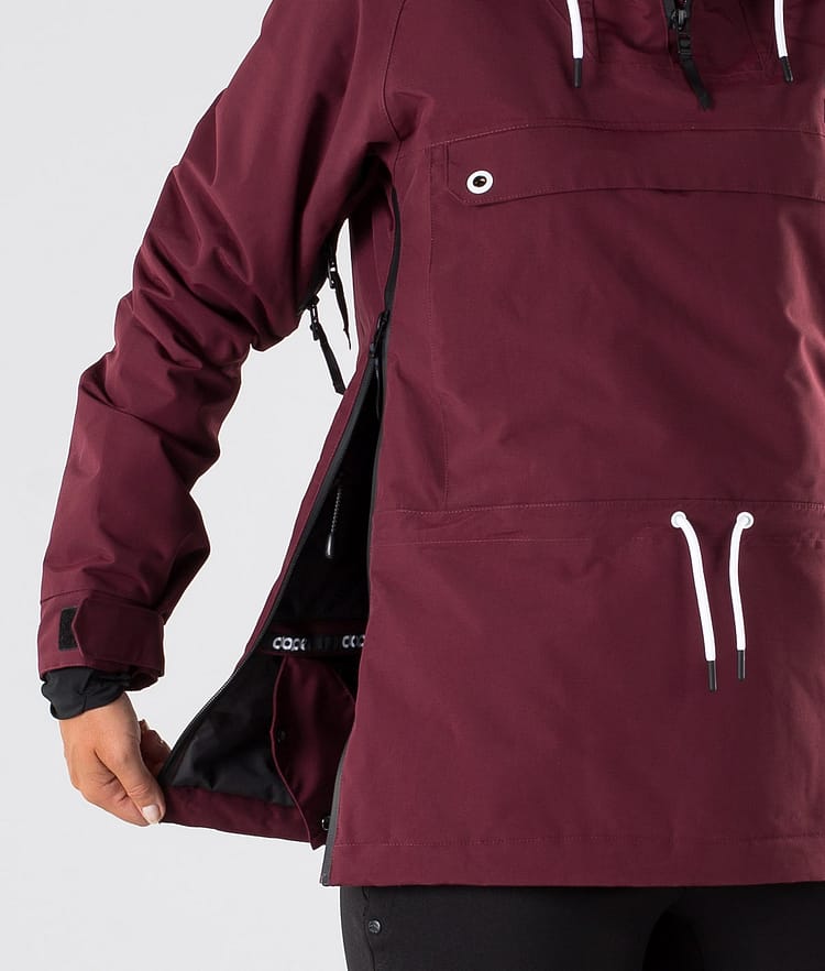 Annok W 2019 Snowboard Jacket Women Burgundy, Image 6 of 9