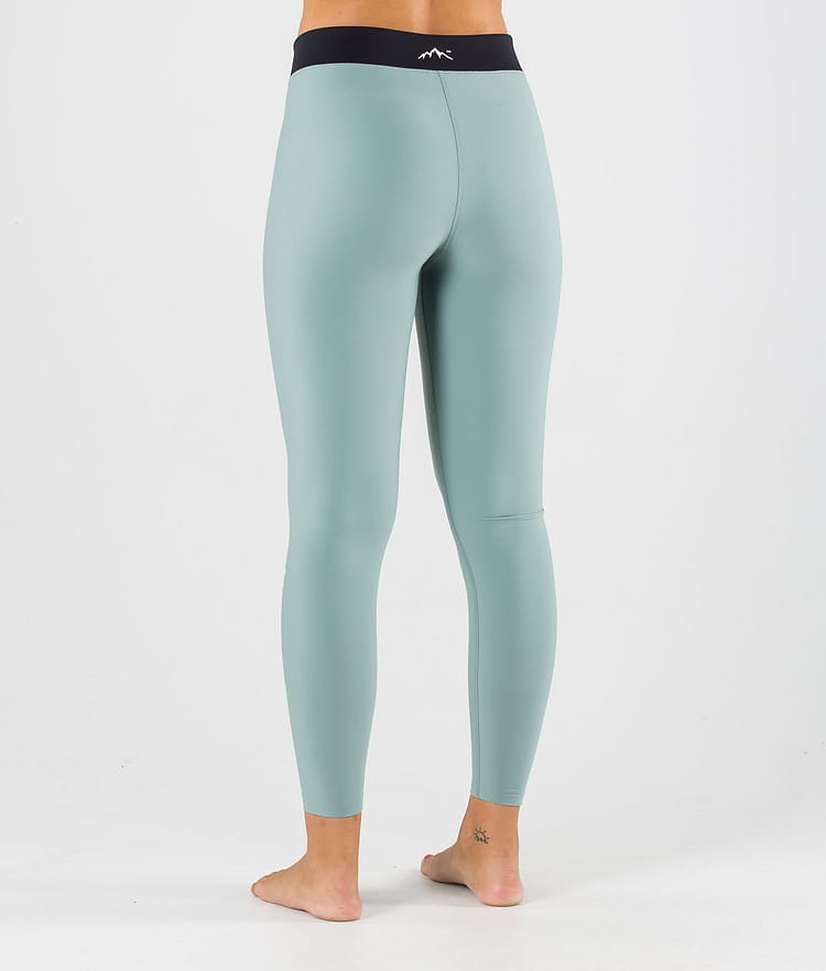 Snuggle W 2021 Legginsy Termoaktywne Kobiety 2X-Up Faded Green, Zdjęcie 2 z 6