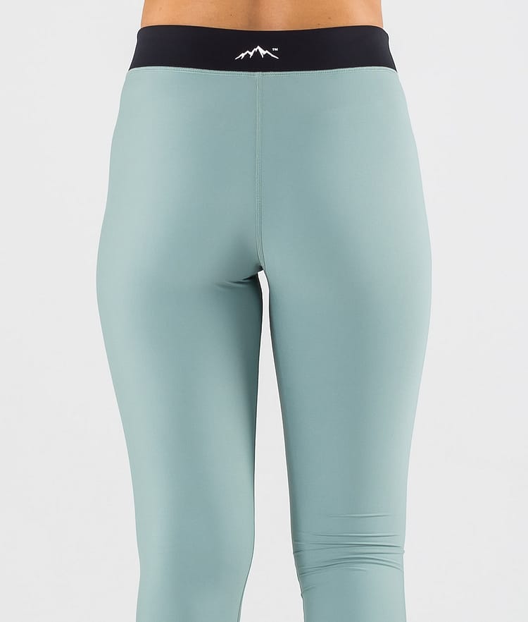 Snuggle W 2021 Legginsy Termoaktywne Kobiety 2X-Up Faded Green, Zdjęcie 4 z 6