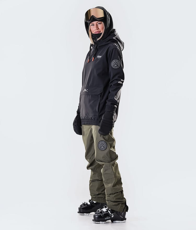 Wylie W 10k Ski jas Dames Capital Black, Afbeelding 6 van 7