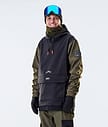 Wylie 10k Chaqueta Snowboard Hombre Patch Black/Olive Green