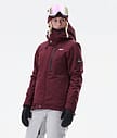 Divine W Snowboard Jacket Women Burgundy