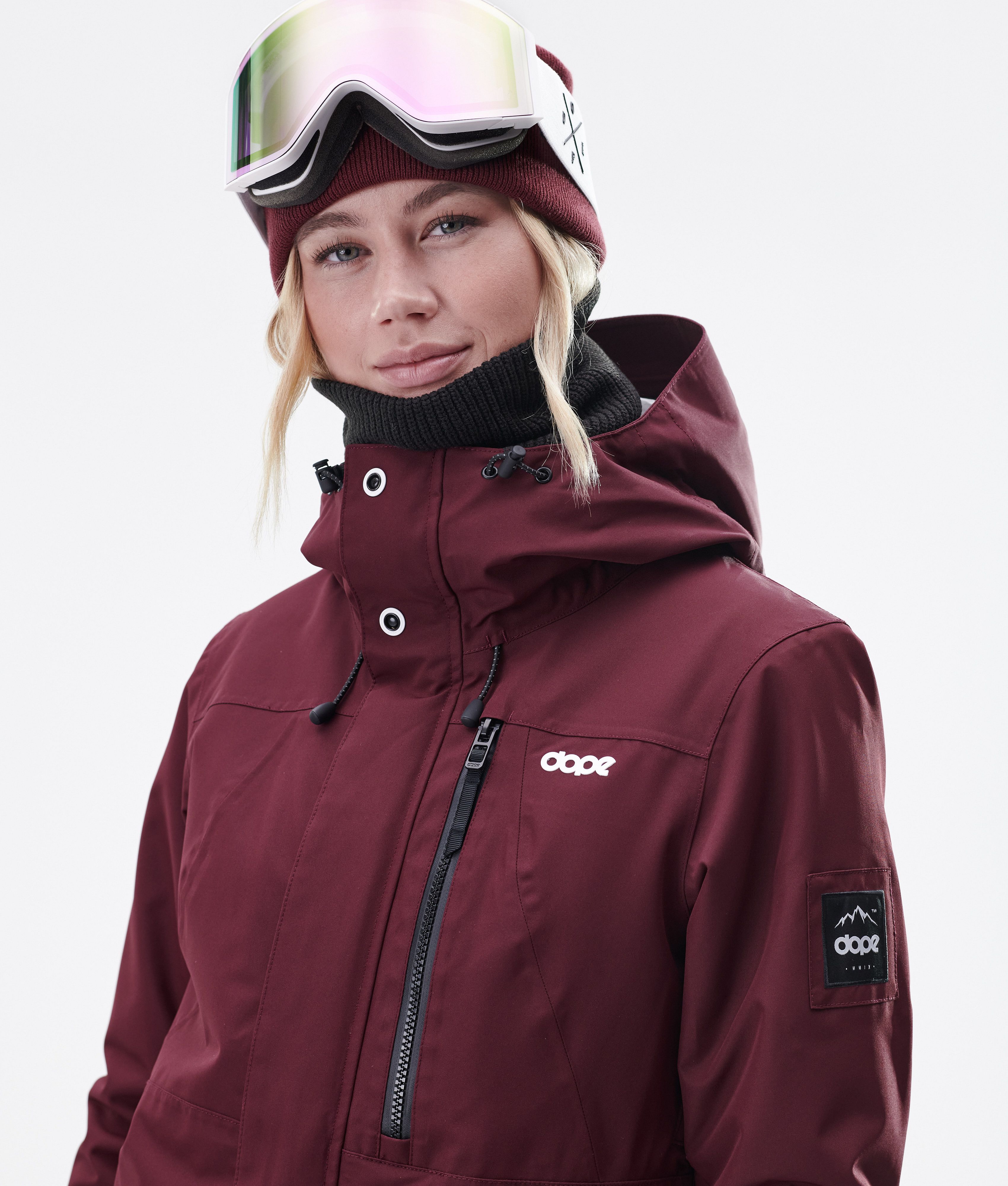 Dope Divine W Snowboard Jacket Women Burgundy Dopesnow