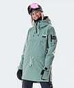 Annok Long W Giacca Snowboard Donna Faded Green
