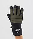 Ace Ski Gloves Men Olive Green