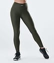 Lofty Leggings Dam Olive Green