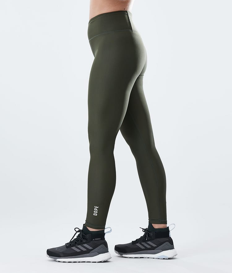 Lofty Legginsy Kobiety Olive Green, Zdjęcie 2 z 8