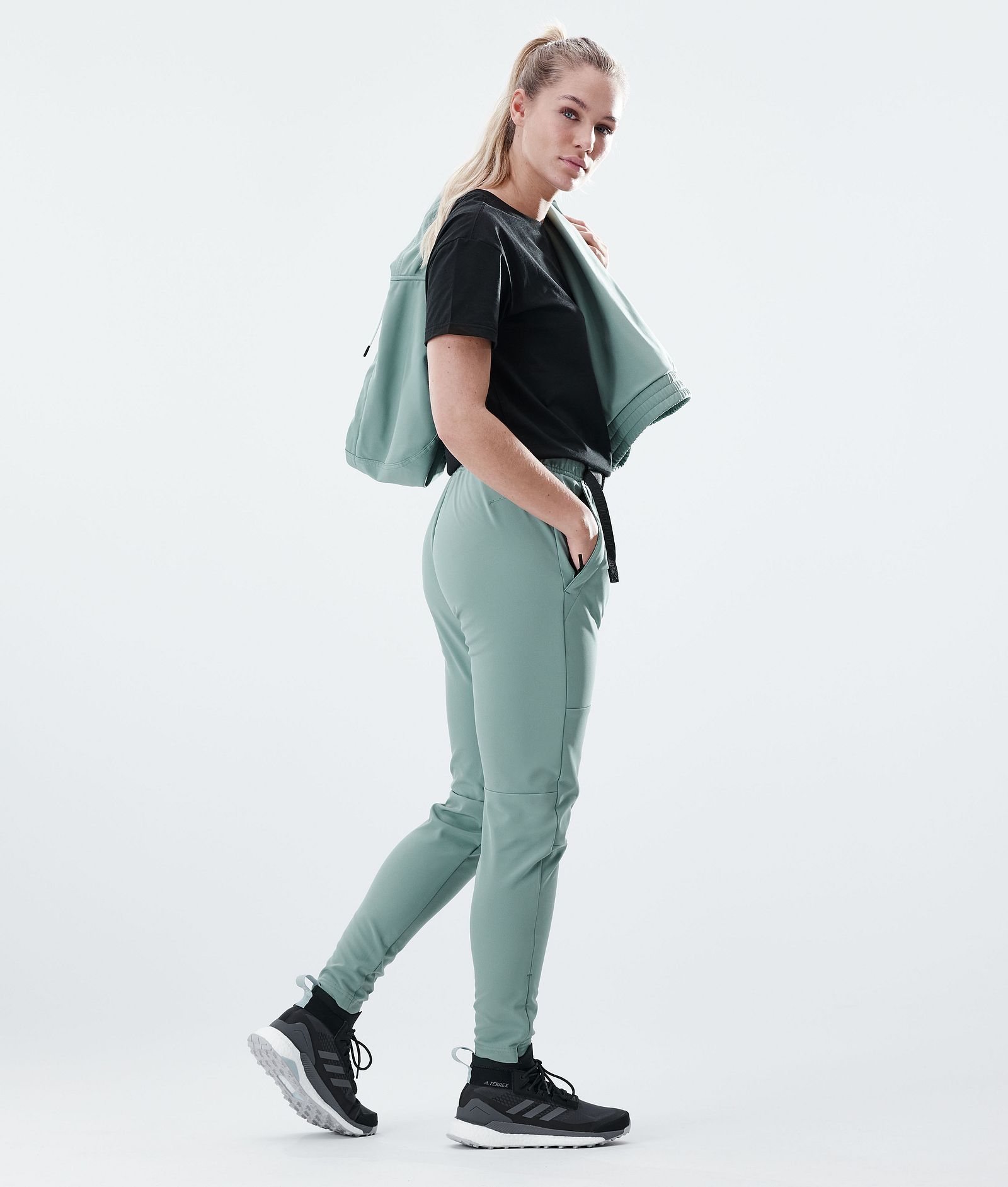 Nomad W 2021 Outdoorové Kalhoty Dámské Faded Green Renewed, Obrázek 4 z 10