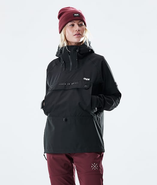 Hiker W Outdoorjacke Damen Black