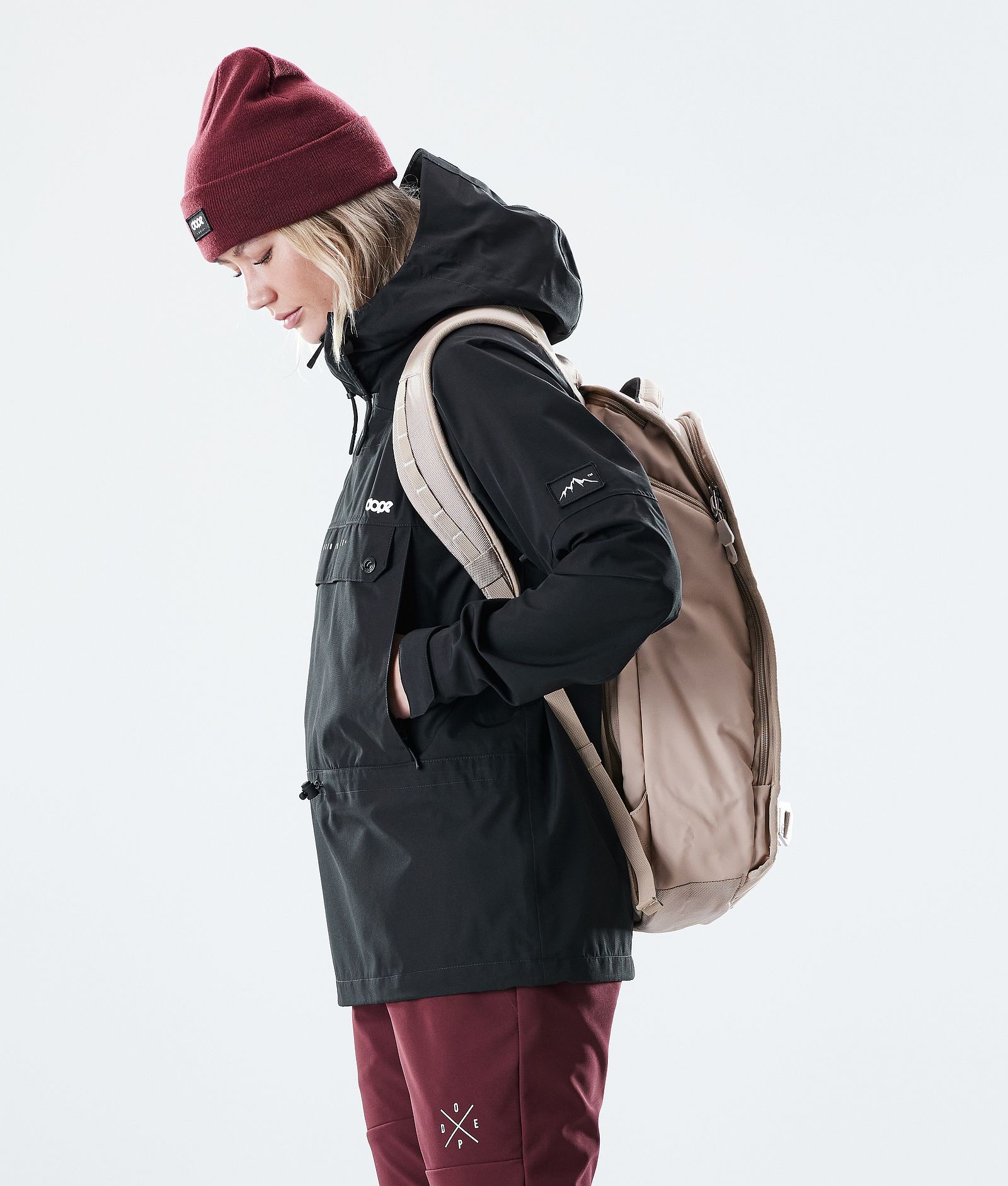 Hiker W Outdoorová Bunda Dámské Black, Obrázek 5 z 8