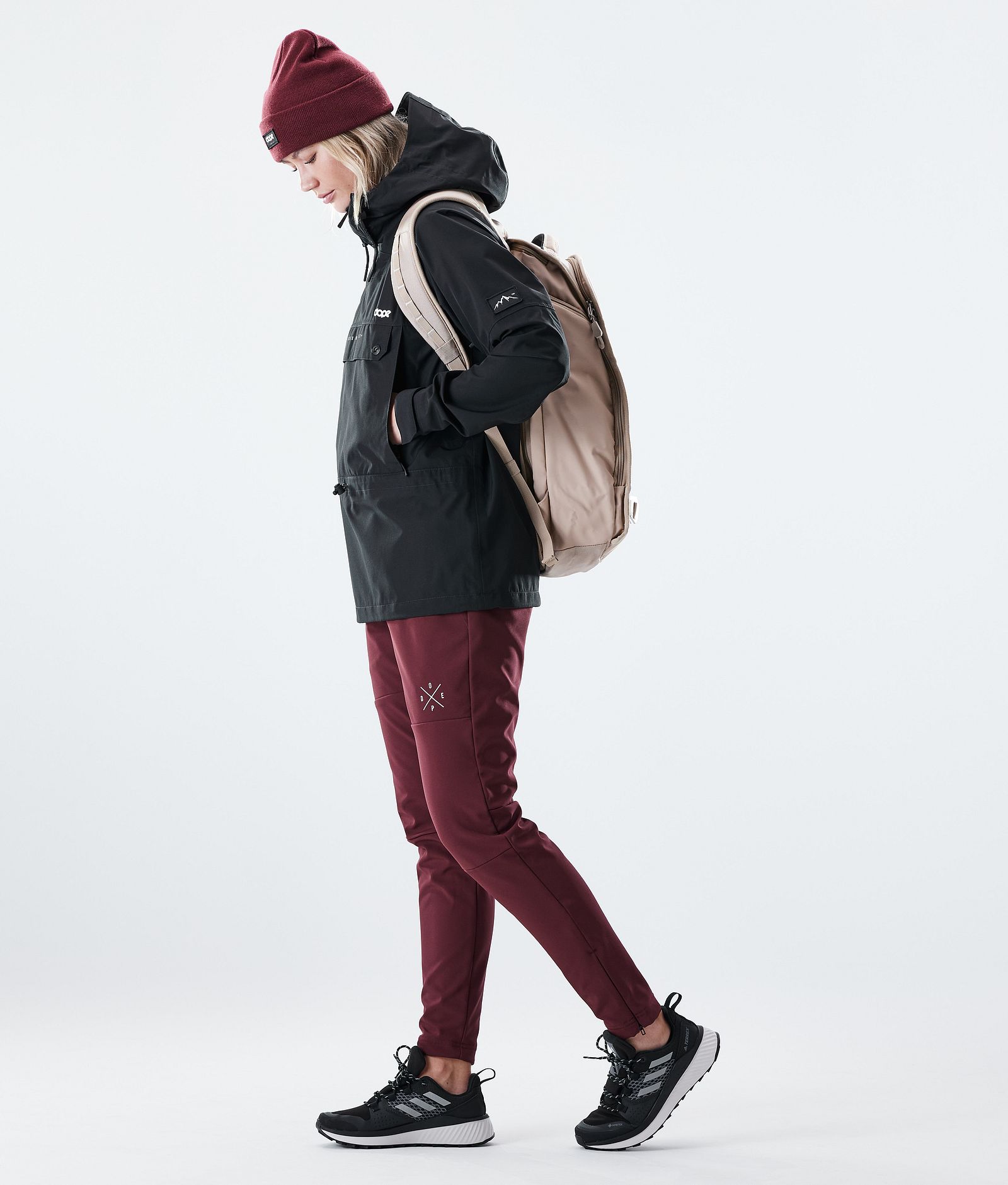 Hiker W Outdoorová Bunda Dámské Black, Obrázek 7 z 8