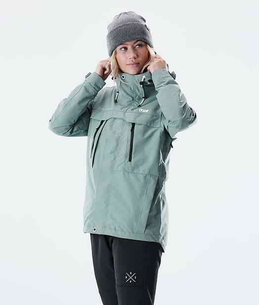 Trekker W Outdoorjacke Damen Faded Green