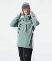 Trekker W Outdoor Jas Dames Faded Green