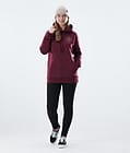 Regular Sudadera con Capucha Mujer 2X-UP Burgundy, Imagen 3 de 8