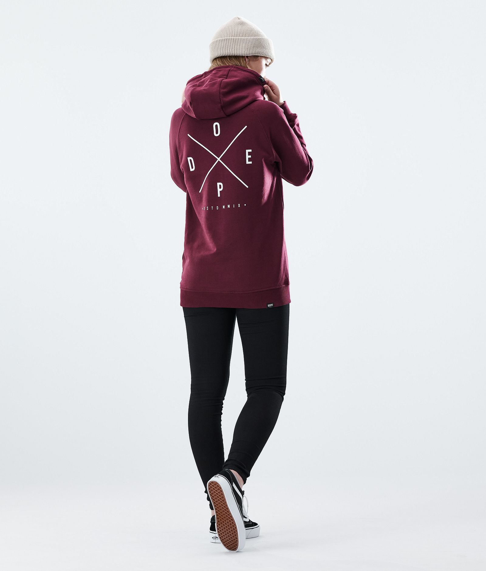 Regular Sudadera con Capucha Mujer 2X-UP Burgundy, Imagen 5 de 8