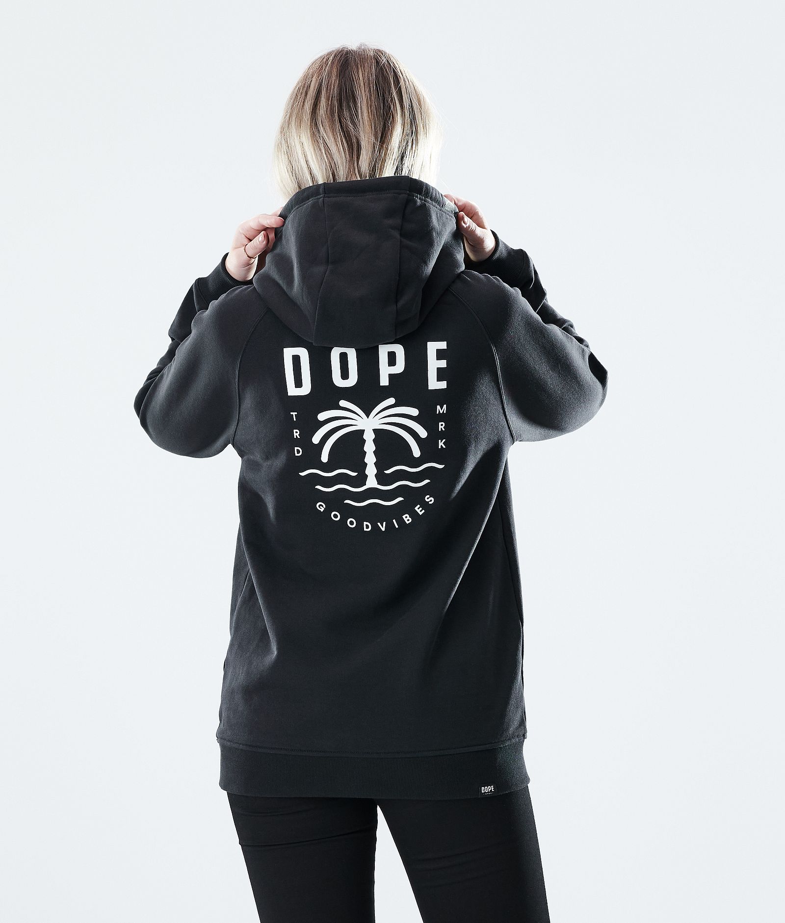 Regular Sudadera con Capucha Mujer Palm Black, Imagen 1 de 8