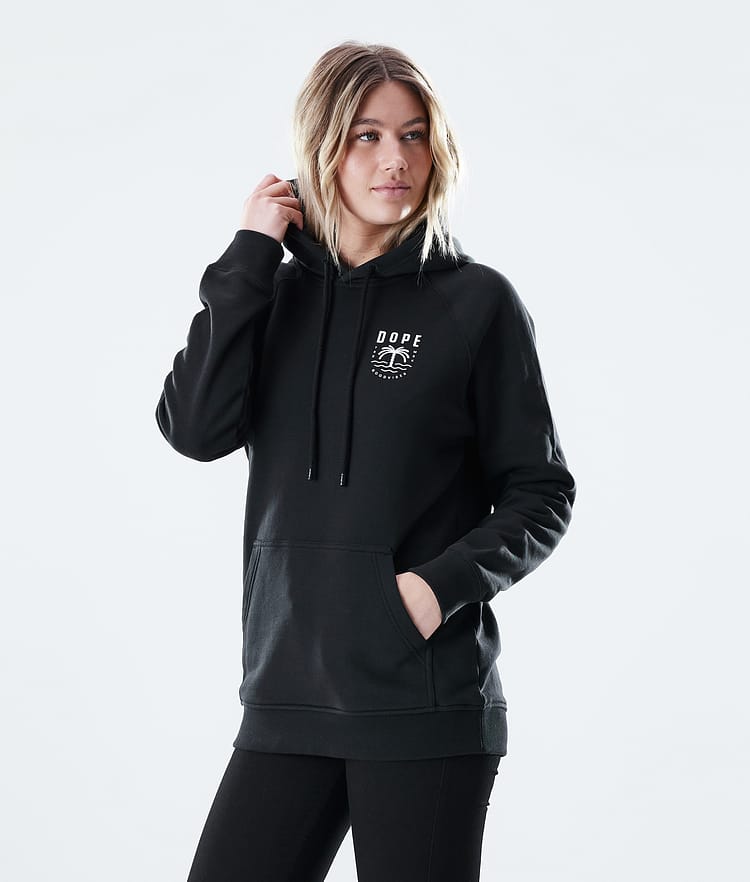Regular Sudadera con Capucha Mujer Palm Black, Imagen 2 de 8