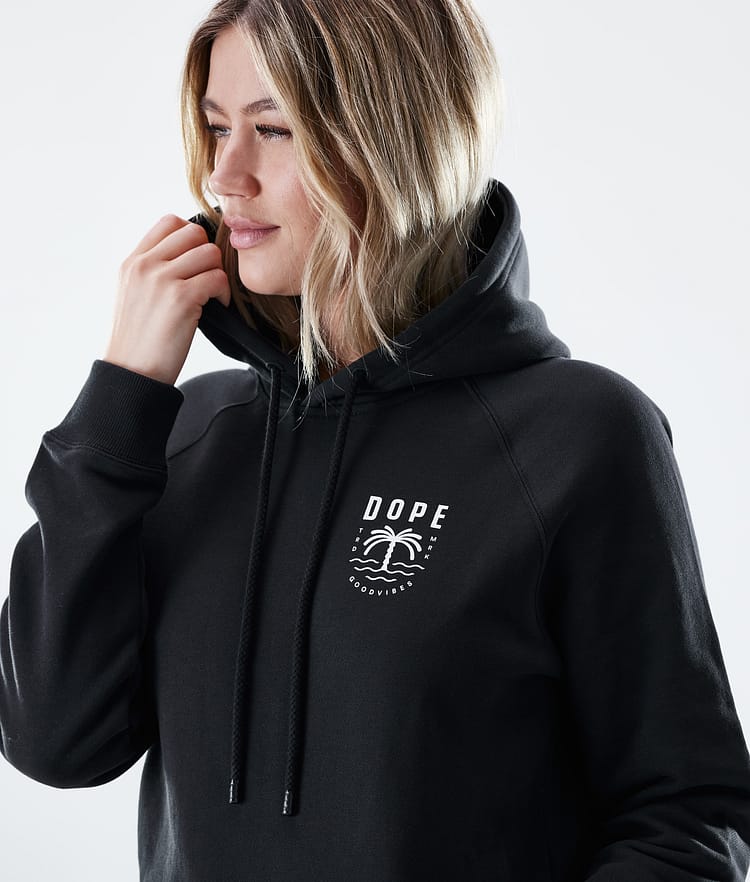 Regular Sudadera con Capucha Mujer Palm Black, Imagen 5 de 8